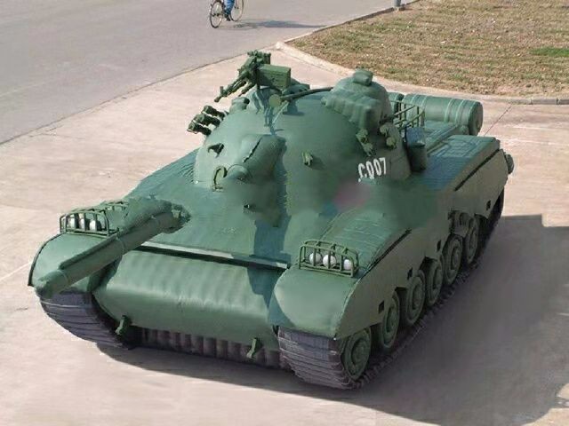 海城军用充气坦克车